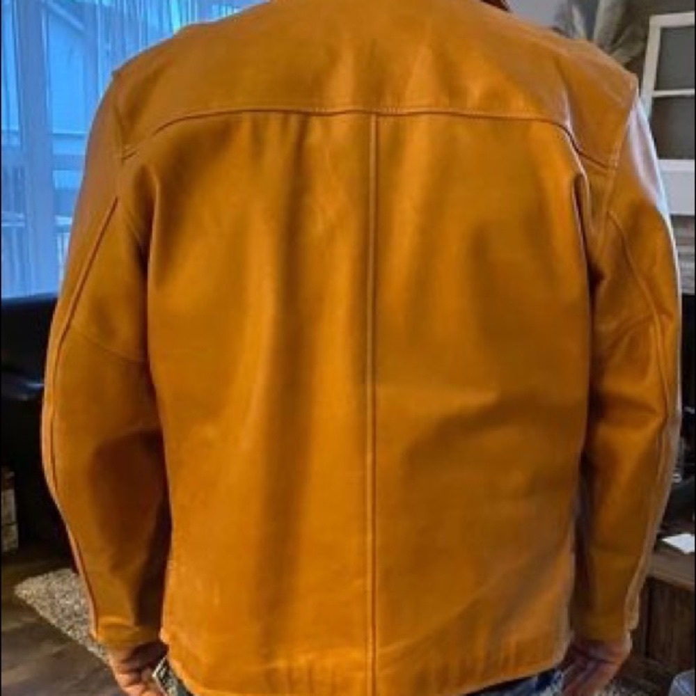 Schott Men’s Soft Leather Jacket - Large